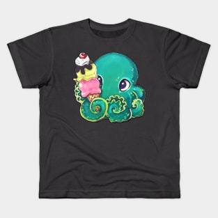 Octo-Puff-Ice Cream Day! Kids T-Shirt